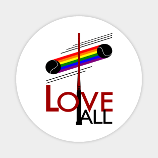 Love All Pride - Tennis Bauhaus Magnet